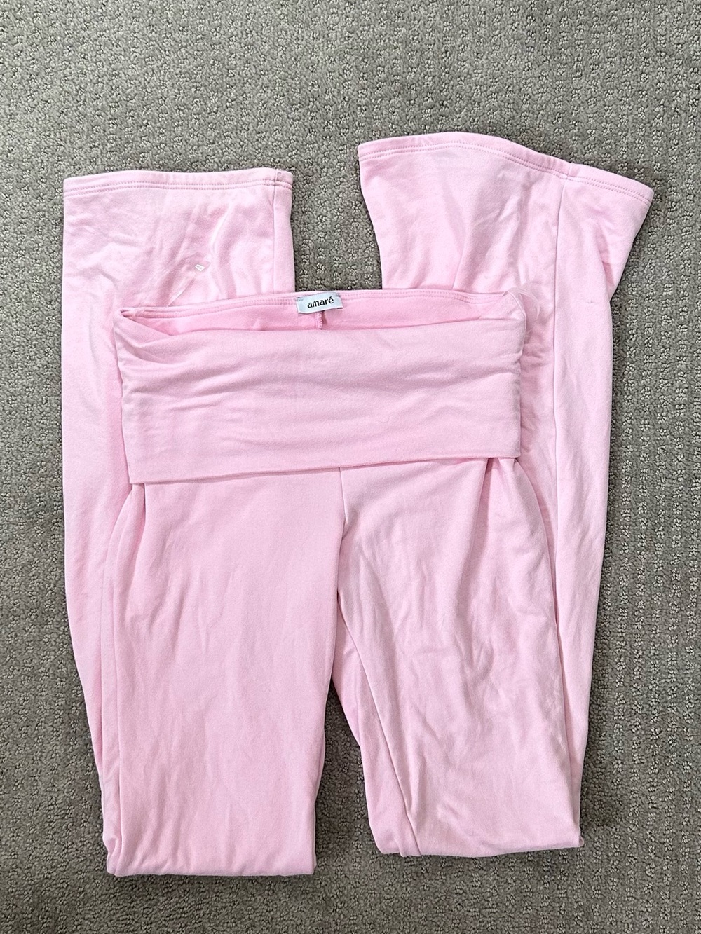 Pink Amaré Flare Leggings